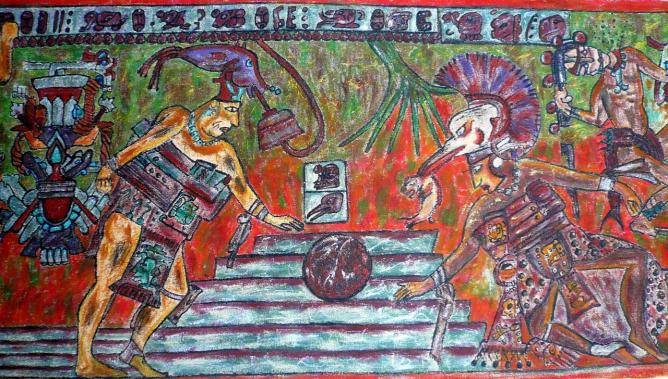 Jeu de balle Maya